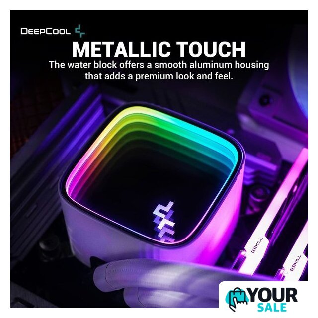 Система жидкостного охлаждения для процессора DeepCool LS520 SE WH R-LS520-WHAMMM-G-1 - Изображение №2 — Интернет-магазин Your Sale