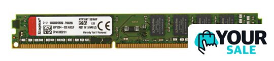 Оперативная память Kingston ValueRAM 4GB DDR3 PC3-12800 KVR16N11S8/4WP - Изображение №1 — Интернет-магазин Your Sale
