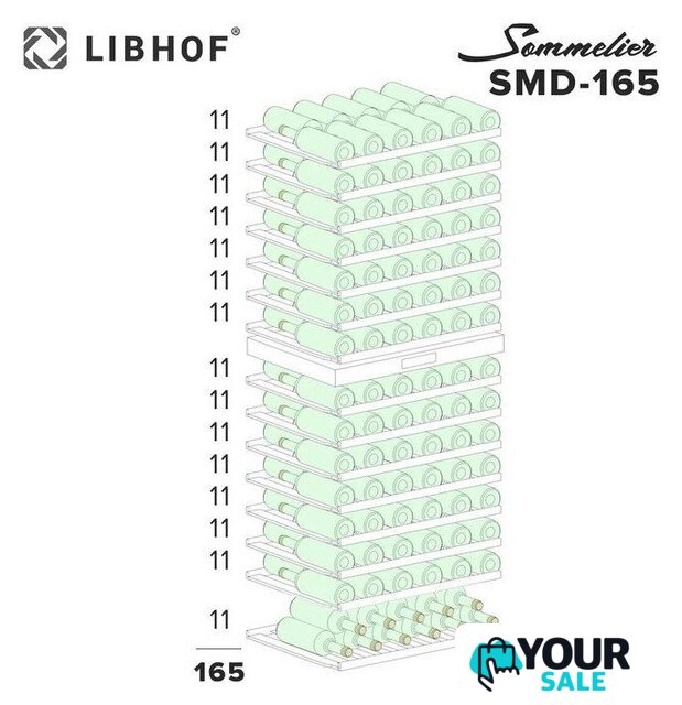 Винный шкаф Libhof Sommelier SMD-165 silver - Изображение №13 — Интернет-магазин Your Sale