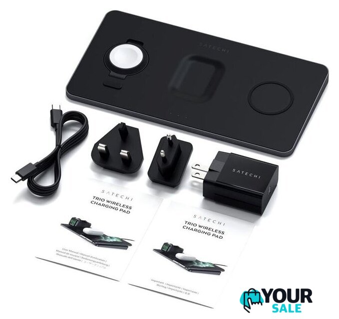 Беспроводное зарядное Satechi Trio Wireless Charging Pad - Изображение №6 — Интернет-магазин Your Sale