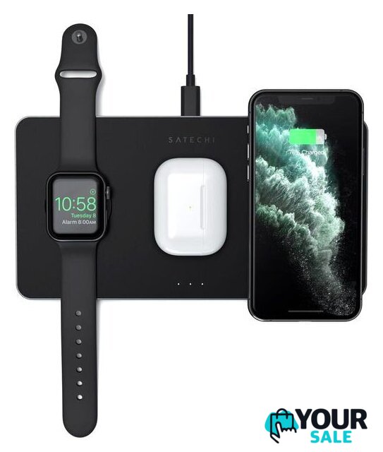 Беспроводное зарядное Satechi Trio Wireless Charging Pad - Изображение №5 — Интернет-магазин Your Sale