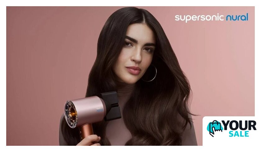 Фен Dyson HD16 (янтарный шелк/розовый) - Изображение №3 — Интернет-магазин Your Sale