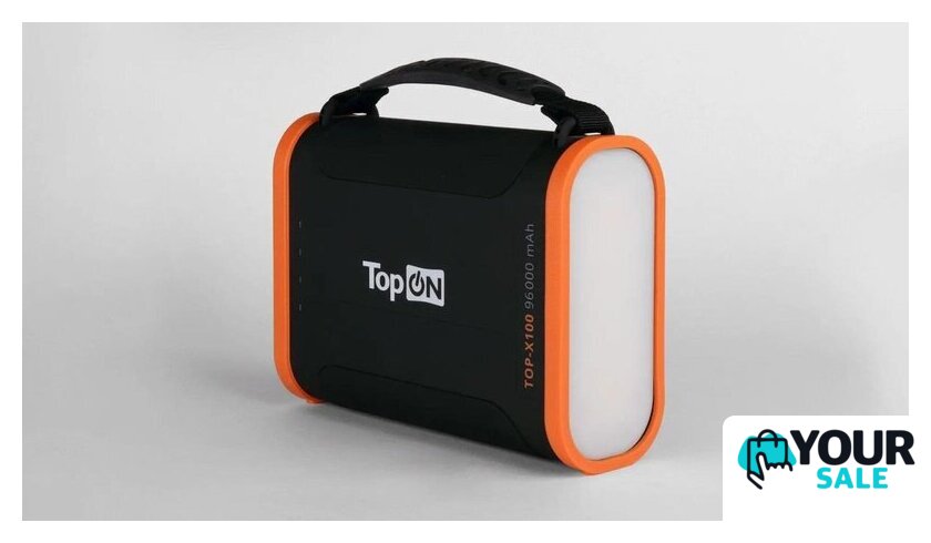Портативная зарядная станция TopON TOP-X100 (черный/оранжевый) - Изображение №10 — Интернет-магазин Your Sale