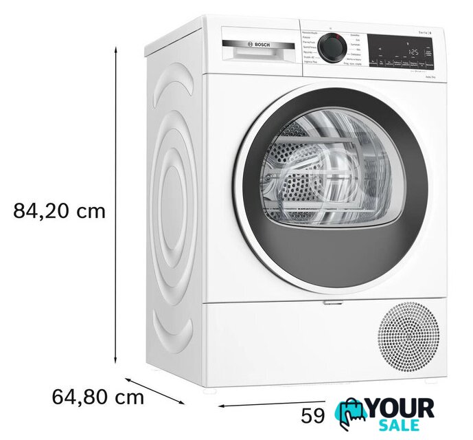 Сушильная машина Bosch Serie 6 WQG233DGPL - Изображение №7 — Интернет-магазин Your Sale