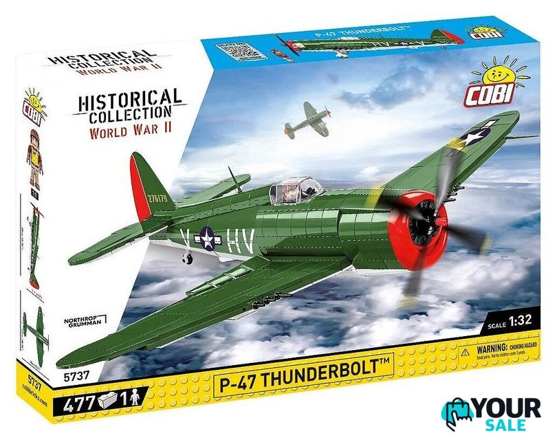 Конструктор Cobi Historical Collection WWII P-47 Thunderbolt - Изображение №10 — Интернет-магазин Your Sale