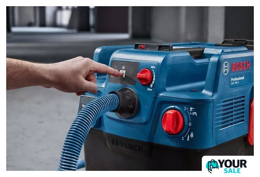Пылесос Bosch GAS 400 A Professional 06019M0020 - Изображение №9 — Интернет-магазин Your Sale