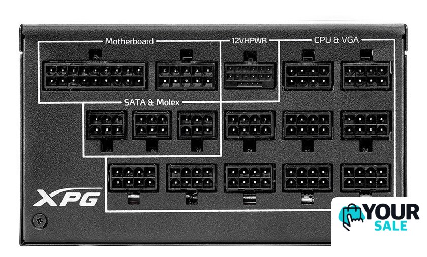 Блок питания ADATA XPG Cybercore II 1300W CYBERCOREII1300P-BKCEU - Изображение №2 — Интернет-магазин Your Sale