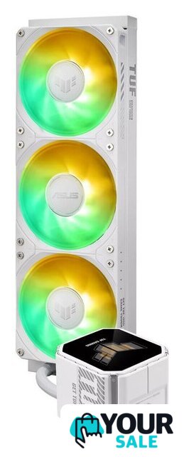 Система жидкостного охлаждения для процессора ASUS TUF Gaming LC III 360 ARGB LCD (белый) - Изображение №7 — Интернет-магазин Your Sale