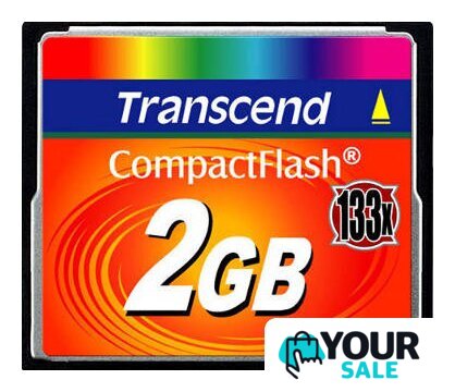Карта памяти Transcend 133x CompactFlash 2 Гб (TS2GCF133) - Изображение №1 — Интернет-магазин Your Sale