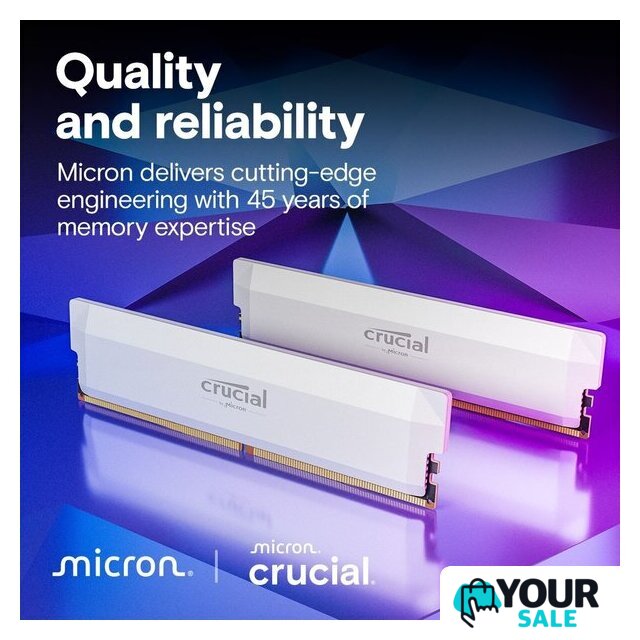 Оперативная память Crucial Pro Overclocking Edition 2x32ГБ DDR5 6400 МГц CP2K32G64C40U5W - Изображение №7 — Интернет-магазин Your Sale
