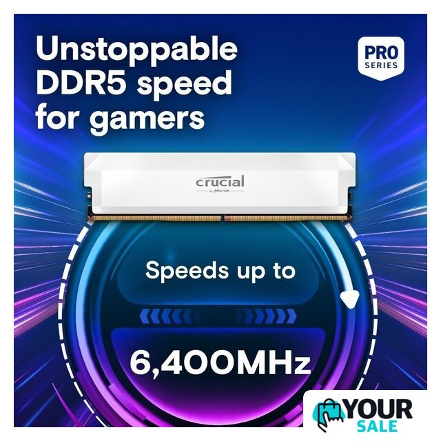 Оперативная память Crucial Pro Overclocking Edition 2x32ГБ DDR5 6400 МГц CP2K32G64C40U5W - Изображение №3 — Интернет-магазин Your Sale