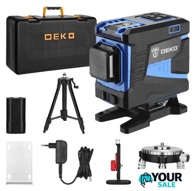 Лазерный нивелир Deko LL12-HVR Premium 065-0105-2 - Изображение №1 — Интернет-магазин Your Sale