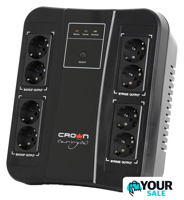 Источник бесперебойного питания CrownMicro Smart CMUS-255 Euro - Изображение №1 — Интернет-магазин Your Sale