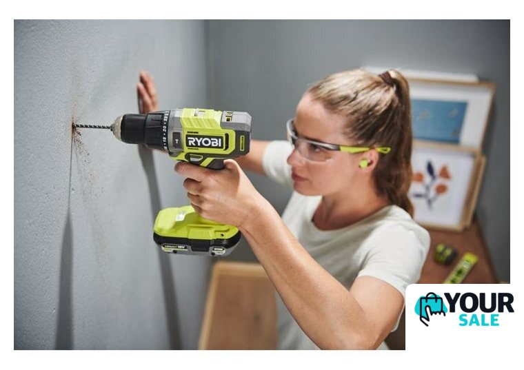 Ударная дрель-шуруповерт Ryobi RPD18-2C52S 5133005526 (с 2-мя АКБ 2 Ач+5 Ач, сумка) - Изображение №3 — Интернет-магазин Your Sale