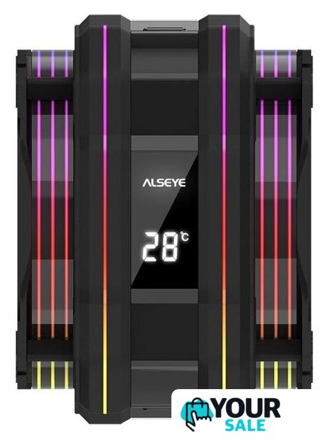 Кулер для процессора ALSEYE M120D Plus (черный) - Изображение №8 — Интернет-магазин Your Sale