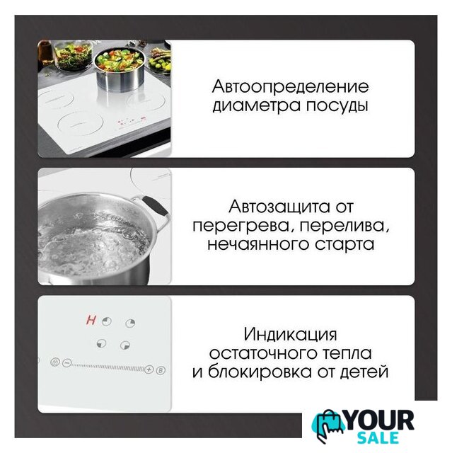 Варочная панель Zigmund & Shtain CI 30.6 W - Изображение №4 — Интернет-магазин Your Sale