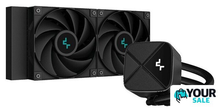 Система жидкостного охлаждения для процессора DeepCool LS520S Zero Dark Black R-LS520-BKNNMM-G-1 - Изображение №1 — Интернет-магазин Your Sale