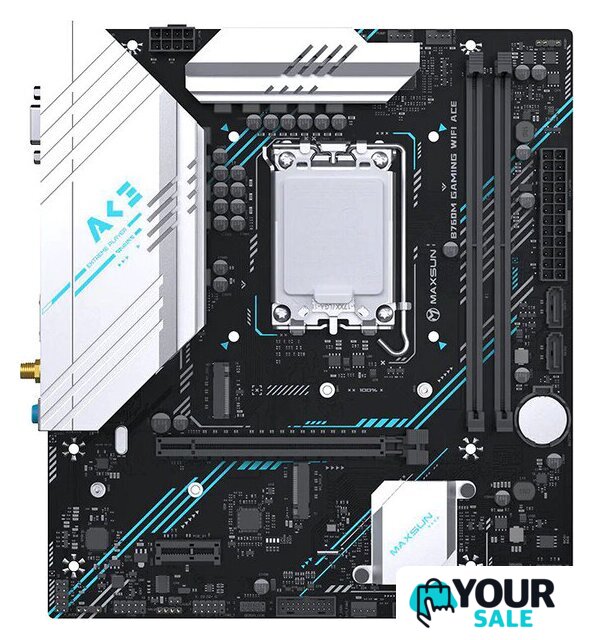 Материнская плата Maxsun B760M Gaming WiFi Ace - Изображение №1 — Интернет-магазин Your Sale