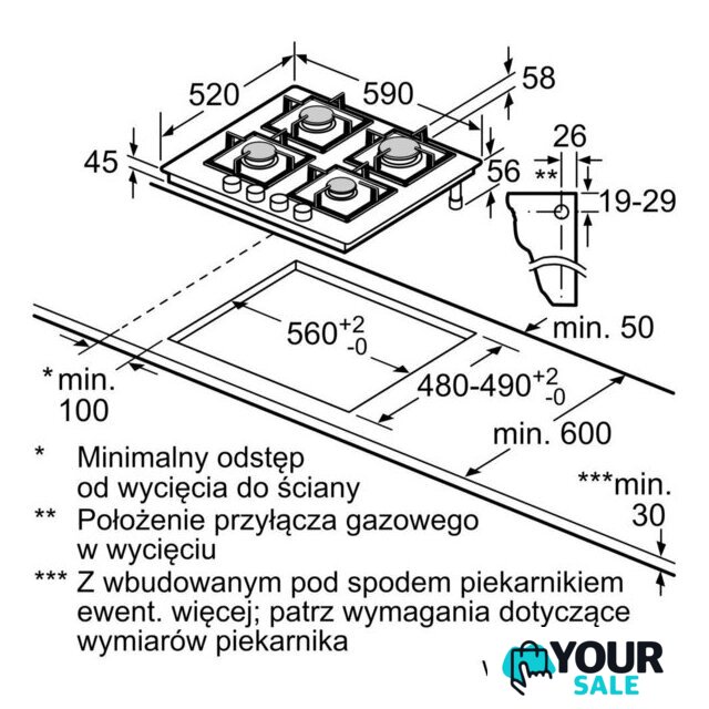 Варочная панель Bosch Serie 6 PPP6A6I40 - Изображение №11 — Интернет-магазин Your Sale