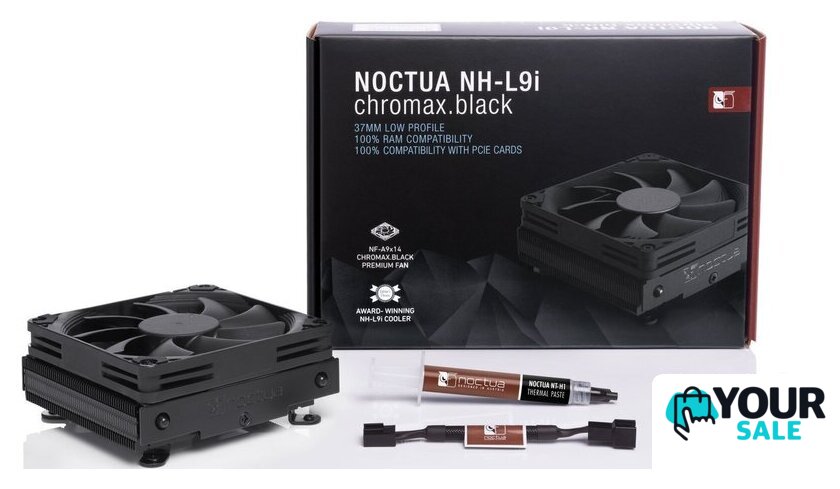 Кулер для процессора Noctua NH-L9i Chromax.Black - Изображение №4 — Интернет-магазин Your Sale