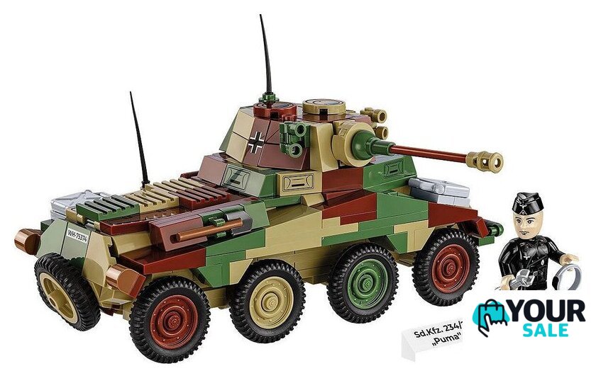 Конструктор Cobi Historical Collection WWII Sd Kfz 234/2 Puma - Изображение №3 — Интернет-магазин Your Sale
