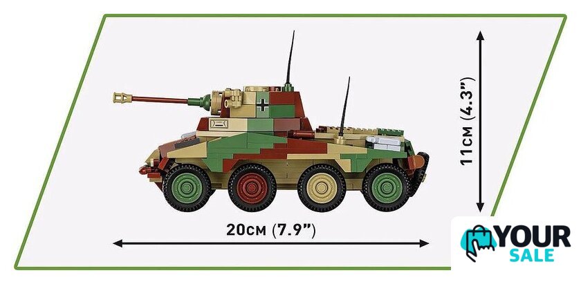 Конструктор Cobi Historical Collection WWII Sd Kfz 234/2 Puma - Изображение №9 — Интернет-магазин Your Sale