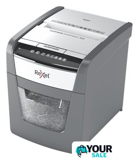 Шредер Rexel Optimum AutoFeed+ 50X - Изображение №2 — Интернет-магазин Your Sale