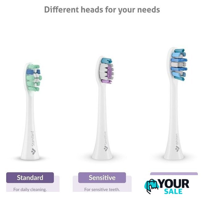 Комплект электрических зубных щеток TrueLife SonicBrush Clean30 Duo - Изображение №9 — Интернет-магазин Your Sale