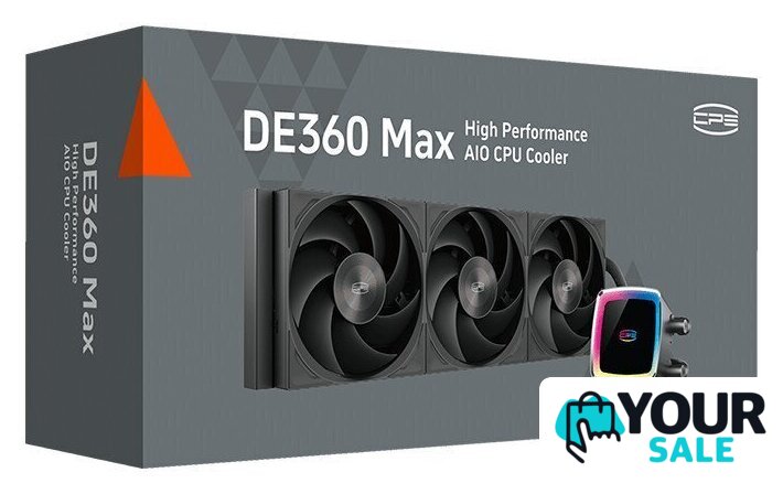 Система жидкостного охлаждения для процессора PCCooler DE360 Max (черный) - Изображение №5 — Интернет-магазин Your Sale