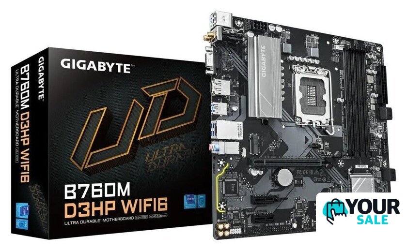 Материнская плата Gigabyte B760M D3HP WiFi6 - Изображение №3 — Интернет-магазин Your Sale