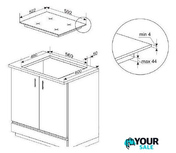 Варочная панель Amica PIM6540PHTUN 3.0 - Изображение №7 — Интернет-магазин Your Sale