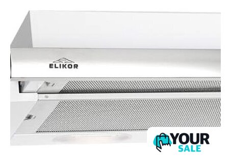 Кухонная вытяжка Elikor Интегра 60П-400-В2Л (белый/нержавеющая сталь) (840490) - Изображение №3 — Интернет-магазин Your Sale