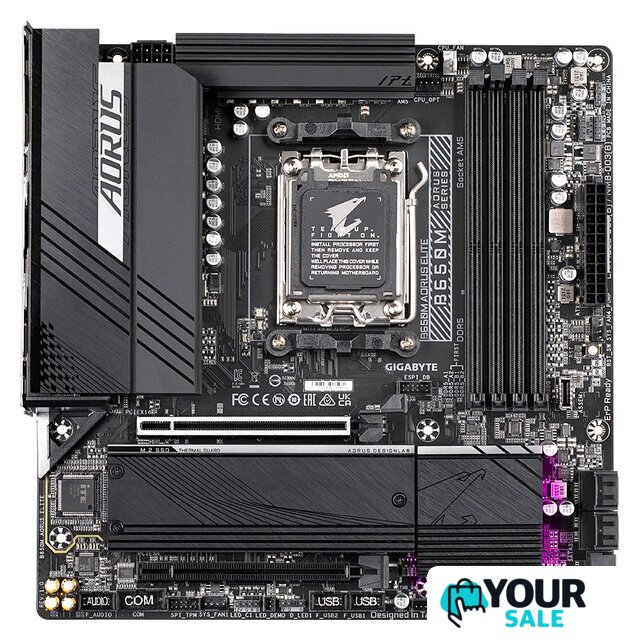 Материнская плата Gigabyte B650M Aorus Elite (rev. 1.0) - Изображение №1 — Интернет-магазин Your Sale
