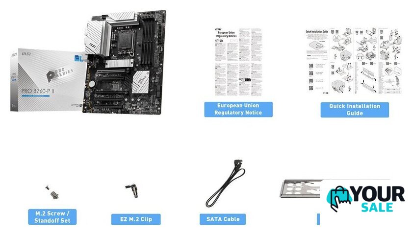 Материнская плата MSI Pro B760-P II - Изображение №2 — Интернет-магазин Your Sale
