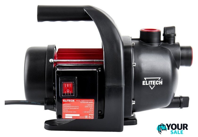 Садовый насос ELITECH НП 1000П - Изображение №5 — Интернет-магазин Your Sale