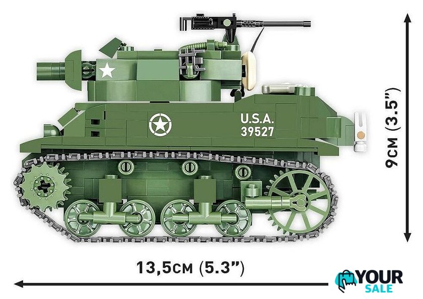 Конструктор Cobi Historical Collection WWII H.M.C. M8 Scott - Изображение №8 — Интернет-магазин Your Sale