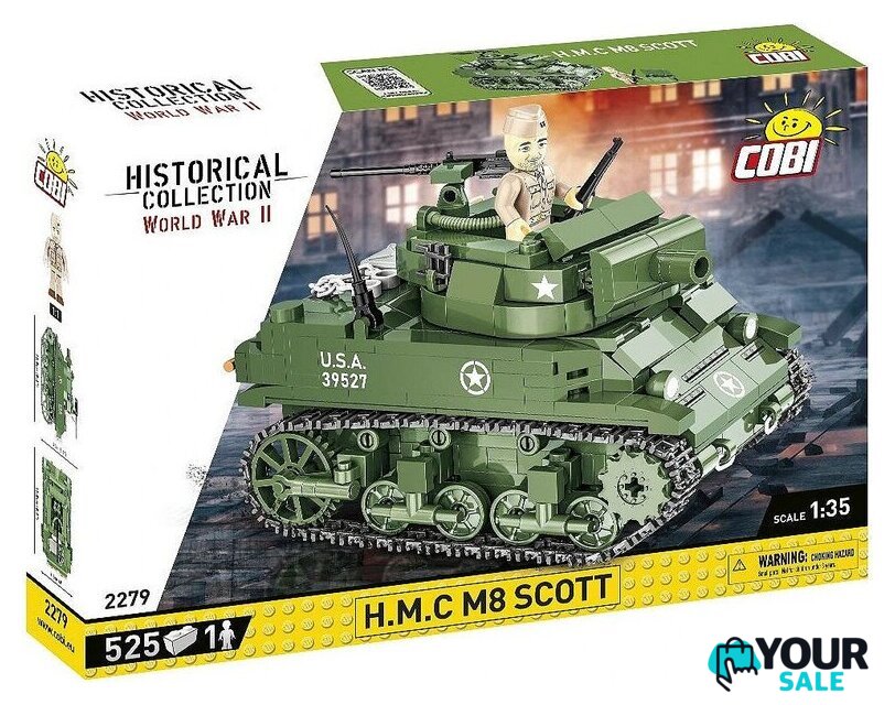 Конструктор Cobi Historical Collection WWII H.M.C. M8 Scott - Изображение №10 — Интернет-магазин Your Sale