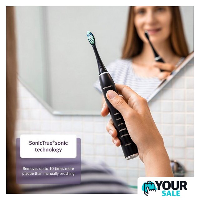 Электрическая зубная щетка TrueLife SonicBrush Clean30 (черный) - Изображение №3 — Интернет-магазин Your Sale