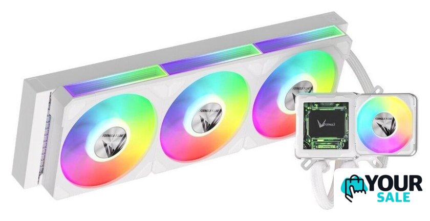Система жидкостного охлаждения для процессора Formula Cryo Wing Digi 360 (белый) - Изображение №2 — Интернет-магазин Your Sale