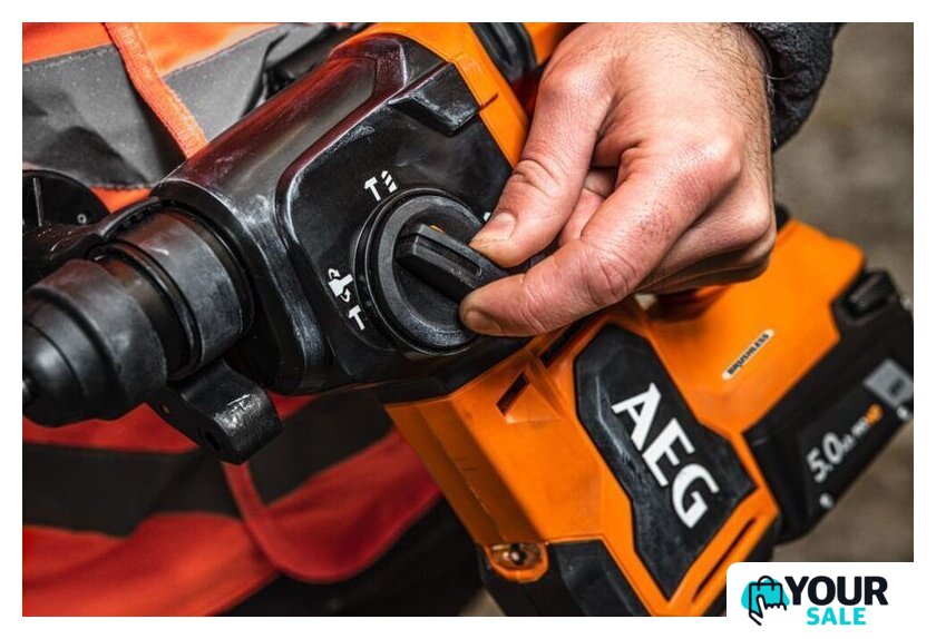 Перфоратор AEG Powertools BBH18BL2-502C 4935492343 (с 2-мя АКБ, кейс) - Изображение №10 — Интернет-магазин Your Sale