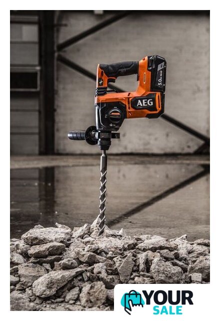 Перфоратор AEG Powertools BBH18BL2-502C 4935492343 (с 2-мя АКБ, кейс) - Изображение №8 — Интернет-магазин Your Sale