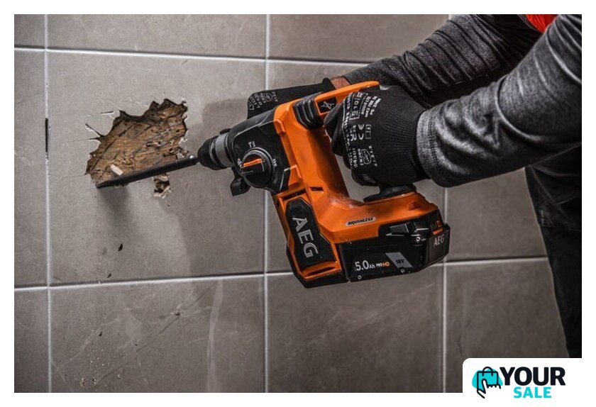Перфоратор AEG Powertools BBH18BL2-502C 4935492343 (с 2-мя АКБ, кейс) - Изображение №6 — Интернет-магазин Your Sale