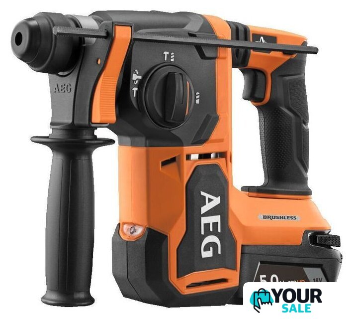 Перфоратор AEG Powertools BBH18BL2-502C 4935492343 (с 2-мя АКБ, кейс) - Изображение №2 — Интернет-магазин Your Sale