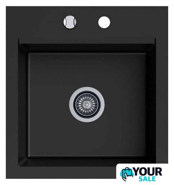 Кухонная мойка Kernau KGS M 45 1B Deep Black - Изображение №1 — Интернет-магазин Your Sale