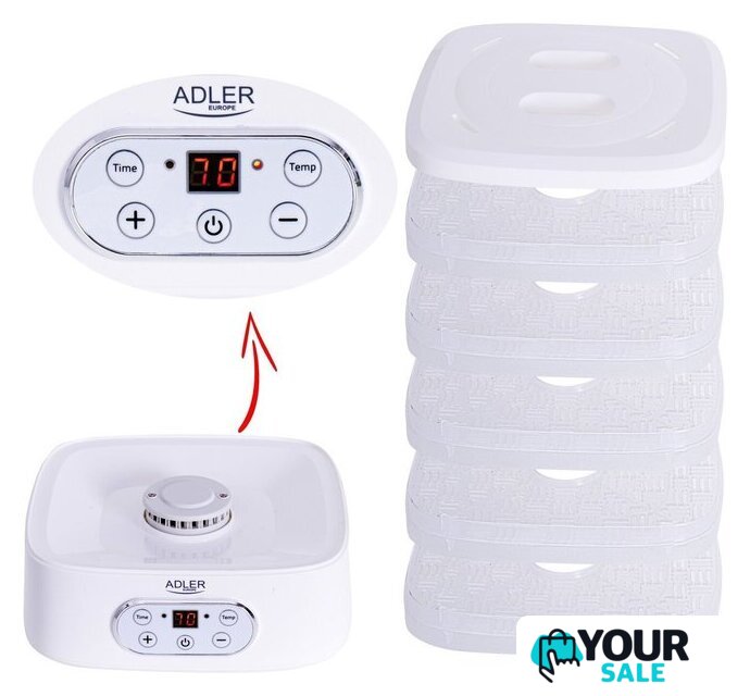 Сушилка для овощей и фруктов Adler AD 6658 - Изображение №4 — Интернет-магазин Your Sale