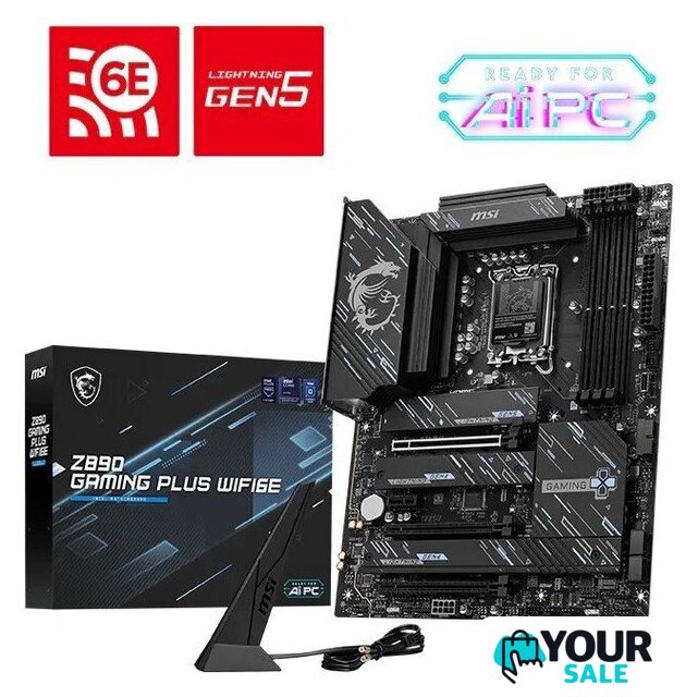 Материнская плата MSI Z890 Gaming Plus WiFi6E - Изображение №5 — Интернет-магазин Your Sale