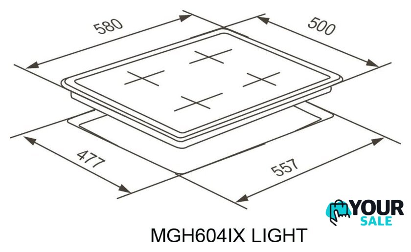 Варочная панель Meferi MGH604IX Light - Изображение №16 — Интернет-магазин Your Sale