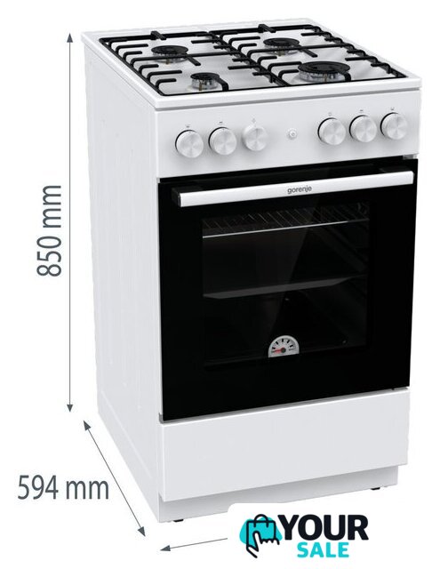 Кухонная плита Gorenje GG5A12WH - Изображение №17 — Интернет-магазин Your Sale