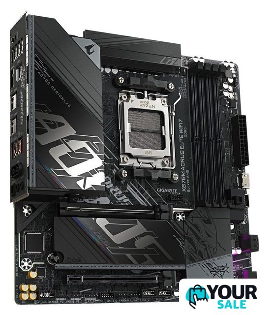 Материнская плата Gigabyte X870M Aorus Elite WiFi7 - Изображение №3 — Интернет-магазин Your Sale