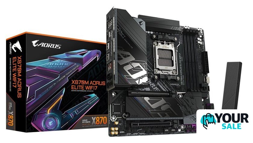 Материнская плата Gigabyte X870M Aorus Elite WiFi7 - Изображение №5 — Интернет-магазин Your Sale